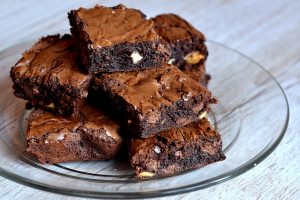 Triple Chocolate Brownies recipe from Baking with Granny. Chewy, fudgy brownies, with dark, milk and white chocolate.