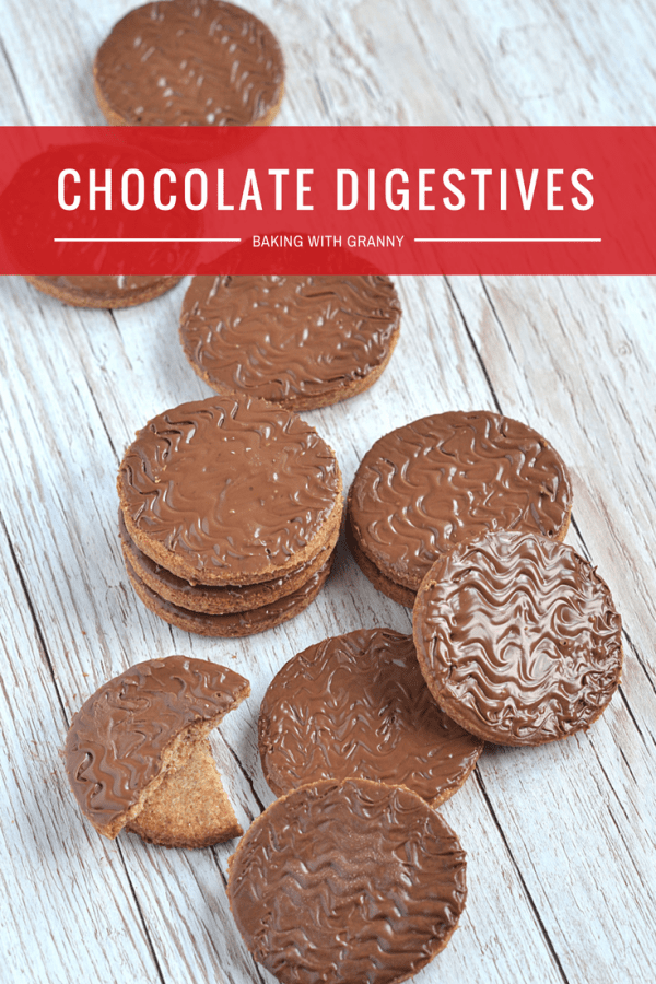 Chocolate Digestives Baking with Granny