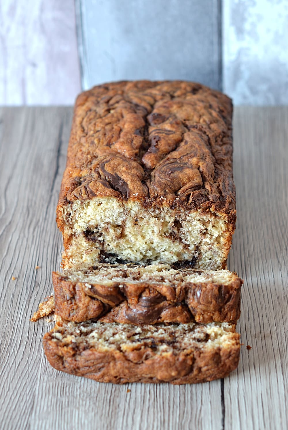 Nutella Swirl Banana Bundt Bread