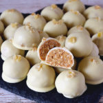 Gingerbread Truffles recipe from Baking with Granny. Delicious biscuit truffles, coated in white chocolate.