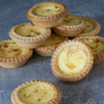Custard Tarts recipe. Traditional recipe for small custard tarts, with fresh pastry and freshly made custard.