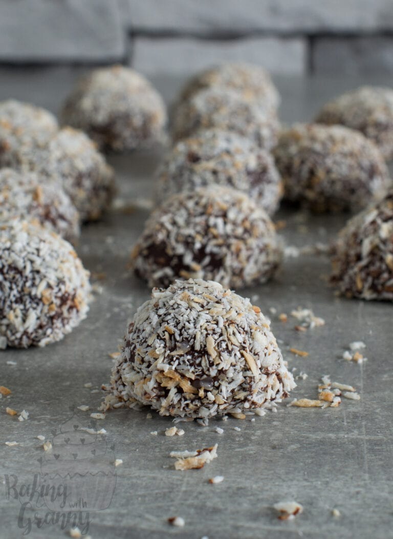 Scottish macaroon recipes, made with potato, chocolate and coconut!