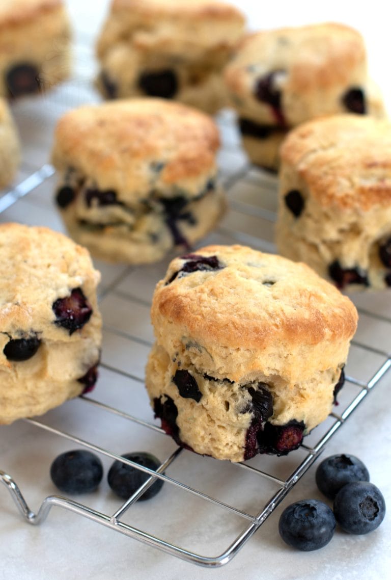 Blueberry Scones - Baking with Granny