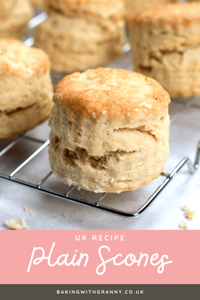Plain Scones Baking with Granny