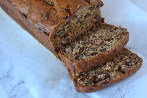 Date and Walnut Loaf Date & Walnut Loaf recipe from Baking with Granny. Easy home made date and walnut cake.